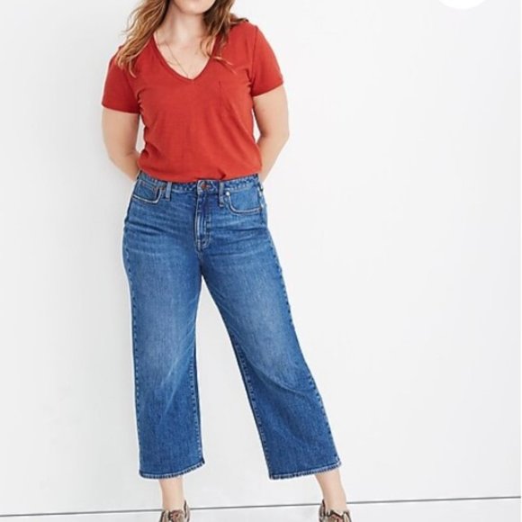Madewell Denim - Madewell Curvy Slim Wide Leg Jeans